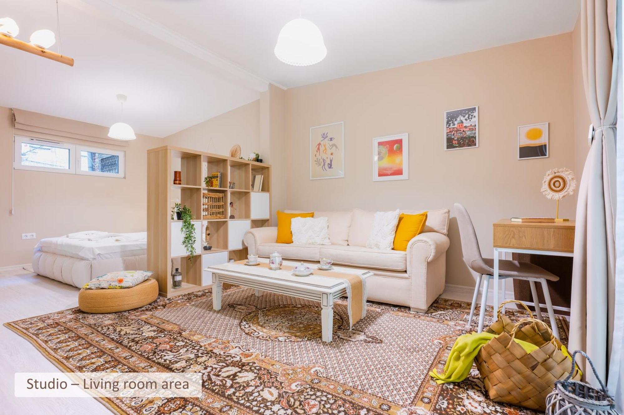 Super Central Stylish Suite & Studio With Shared Terrace By Flat Mаnager Sofia Bagian luar foto